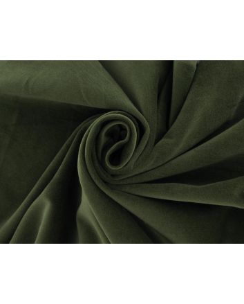 Lightweight Cotton Velvet 200 gsm, Olive