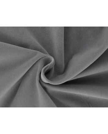 Lightweight Cotton Velvet 200 gsm, Silver