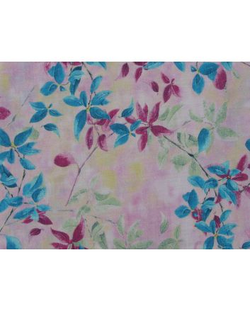 Lily Luminary Cotton Rayon Print, Pink