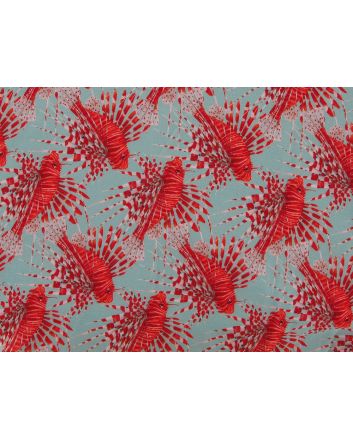 Lionfish Viscose Print