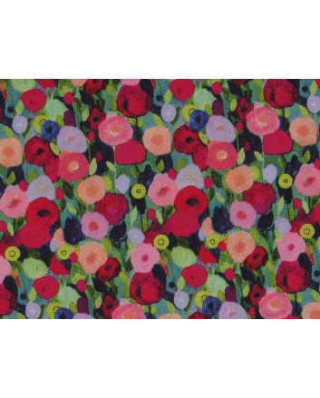 Lollipop Garden Soft Cotton Print, Fuchsia
