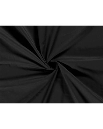 Luxury GOTS Organic Cotton Poplin, Black