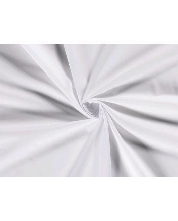 Luxury GOTS Organic Cotton Poplin, White