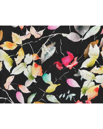 Maison Fleur Printed Linen Blend, Nightshade