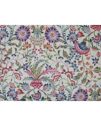 Marlowe Printed Velvet, Ivory
