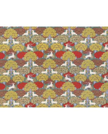 Maurice Pillard Verneuil Deer Cotton Percale Print