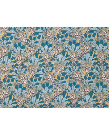 Maurice Pillard Verneuil Sweet Chestnut Cotton Percale Print