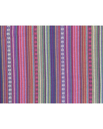 Mexi Polycotton Woven Stripe, Campeche