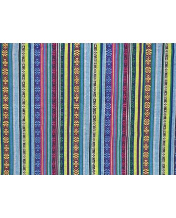 Mexi Polycotton Woven Stripe, Merida