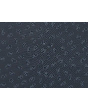 Mini Paisley Polyviscose Lining, Navy