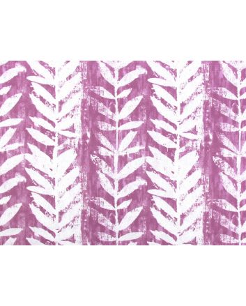 Morella Cotton Curtain Fabric, Cassis