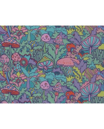 Mushroom Day Dreams Cotton Print