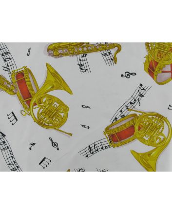 Music Maestro Soft Lightweight Twill, White