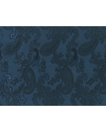 Two Tone Jacquard Paisley Lining, Petrol