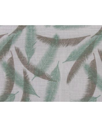 Palm Flutter Double Gauze, Green