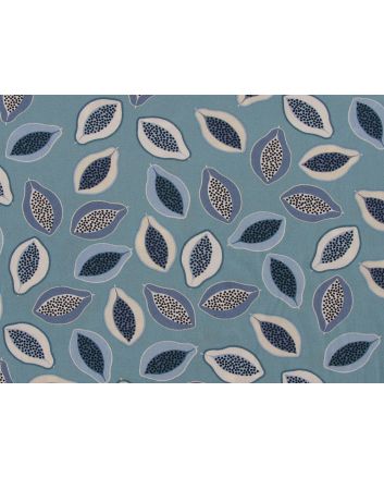 Papaya Viscose Print, Blue