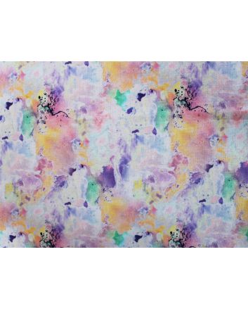 Pastel Marble Printed Linen Blend