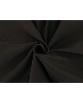 Peached Chino Stretch Cotton Twill, Dark Brown