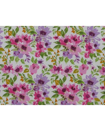 Petal Patch Cotton Poplin, Pastel Pink