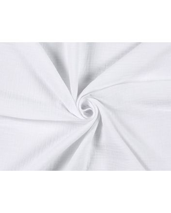 Plain Double Gauze, White