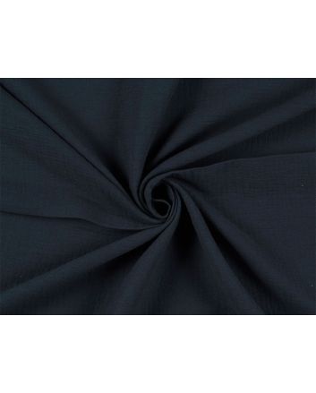 Plain Double Gauze, Navy