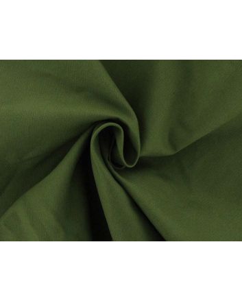 Plain Dye Cotton Drill, Olive