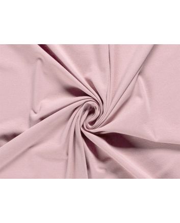Plain Dye Pure Cotton Jersey, Washed Pink
