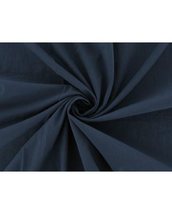 Plain Dye Soft Washed Cotton, Mid Blue