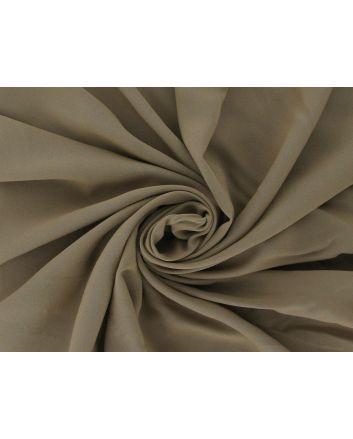Plain Dyed Viscose Poplin, Dark Camel
