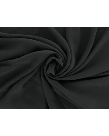 Plain Dyed Viscose Poplin, Dark Grey