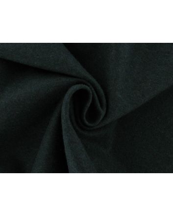 Plain Wool Blend Melton, Petrol