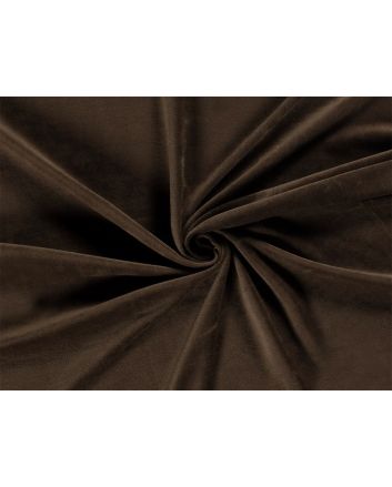 Plush Nicky Velour, Dark Brown