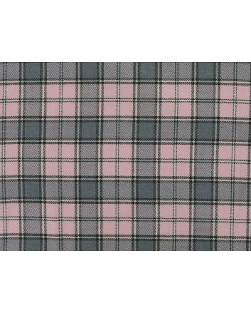 Polyviscose Blend Tartan Douglas, Pink
