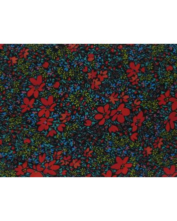 Poppy Fields Pima Cotton Lawn, Navy