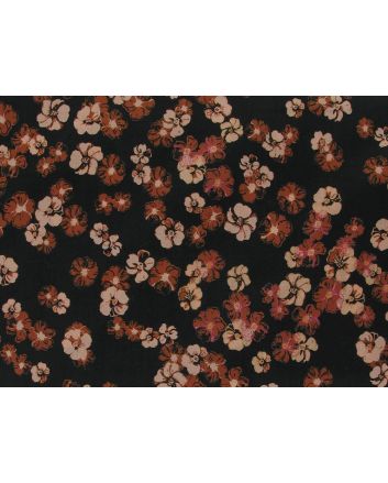 Poppy Pop Cotton Lawn, Black
