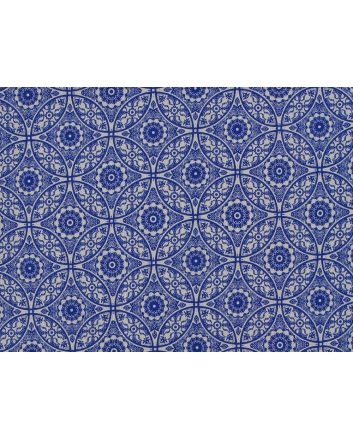 Porto Mosaic Printed Linen Blend
