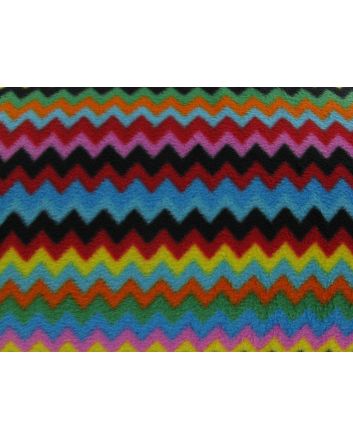 Premium Soft Anti Pil Fleece Multi Chevron