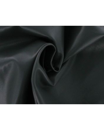 PU Coated Stretch Faux Leather, Grey