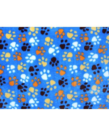 Puppy Paws Cuddle Fleece, Blue