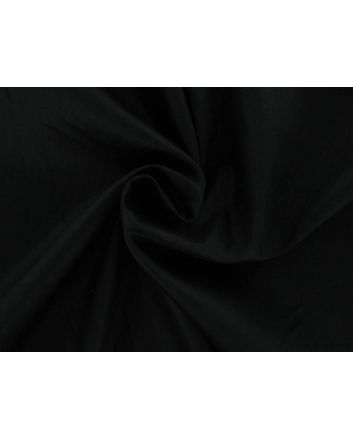 Pure Cotton Butter Satin, Black