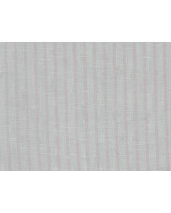Quintin Small Stripe Irish Linen, Candy Pink