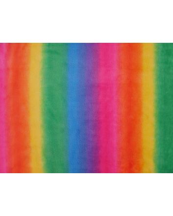 Bright Rainbow Cuddle Fleece