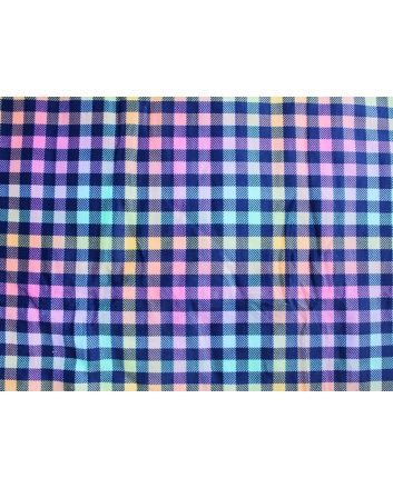 Rainbow Gingham Sherpa Backed Snuggle