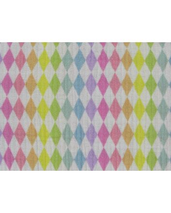 Rainbow Harlequin Double Gauze
