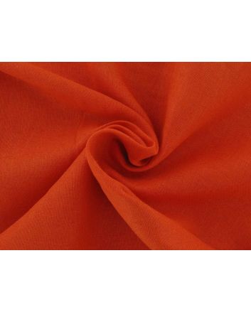 Riya Viscose Linen Blend, Orange
