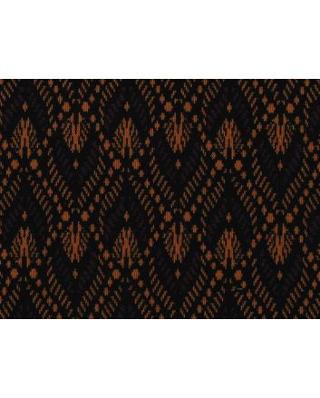 Royal Diamond Jacquard Knit, Orange