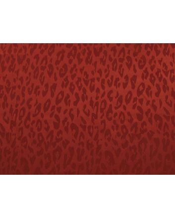 Satin Stretch Leopard Jacquard, Nutmeg