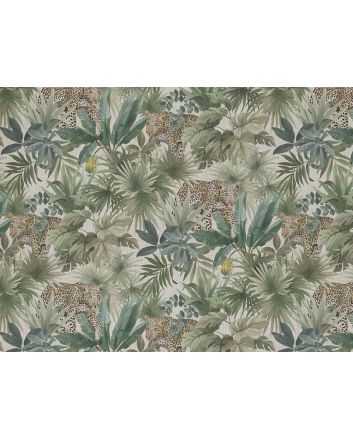 Showcase Cotton Rich Printed Panama, Jungle