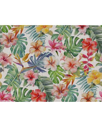 Showcase Cotton Rich Printed Panama, Monstera