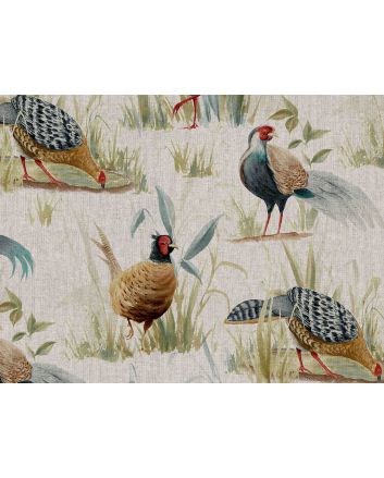 Showcase Cotton Rich Printed Panama, Game Birds